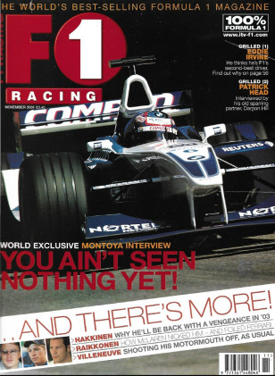 F1 RACING 2001 NOV - MONTOYA, EDDIE IRVINE, HEAD,MERZARIO, KIMMI, RON DENNIS*